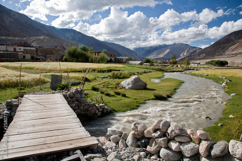 Paysage de la vallée de la Nubra