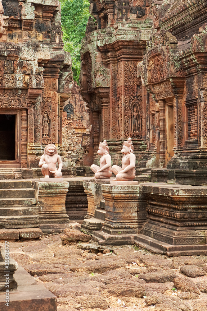 Tempel Banteay Srei in Angkor