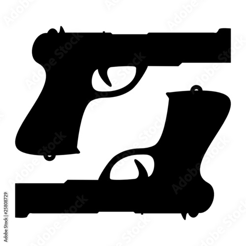 Two guns