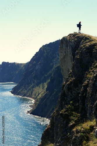 mann auf insel olchon