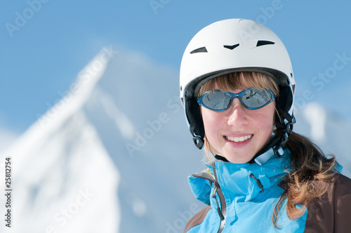 Young skier