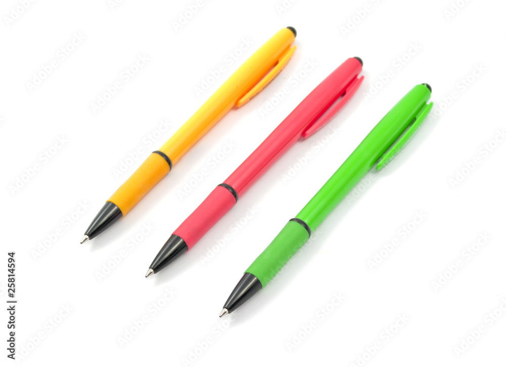colored pens