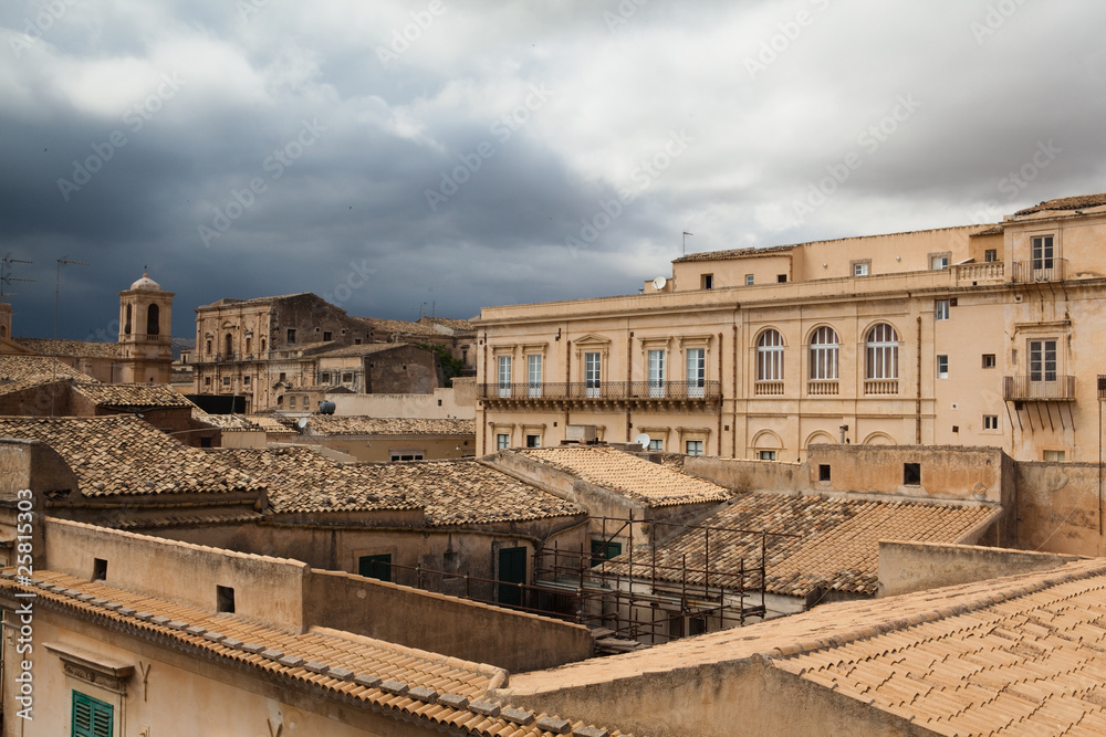 Noto - famous historic town in Sicily in Italy