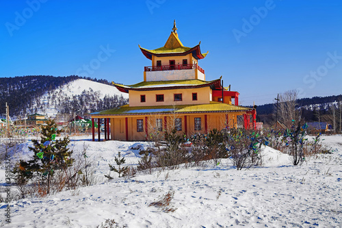 Buddhist temple, Buryatia, Russia