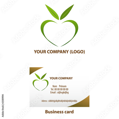 logo entreprise, coeur