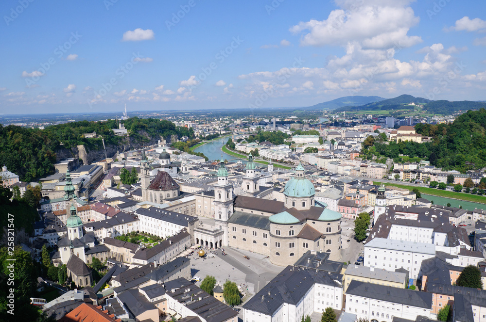 View from the Hohensalzburg Castle - Salzburg, Austria View from the Hohensalzburg Castle - Salzburg, Austria