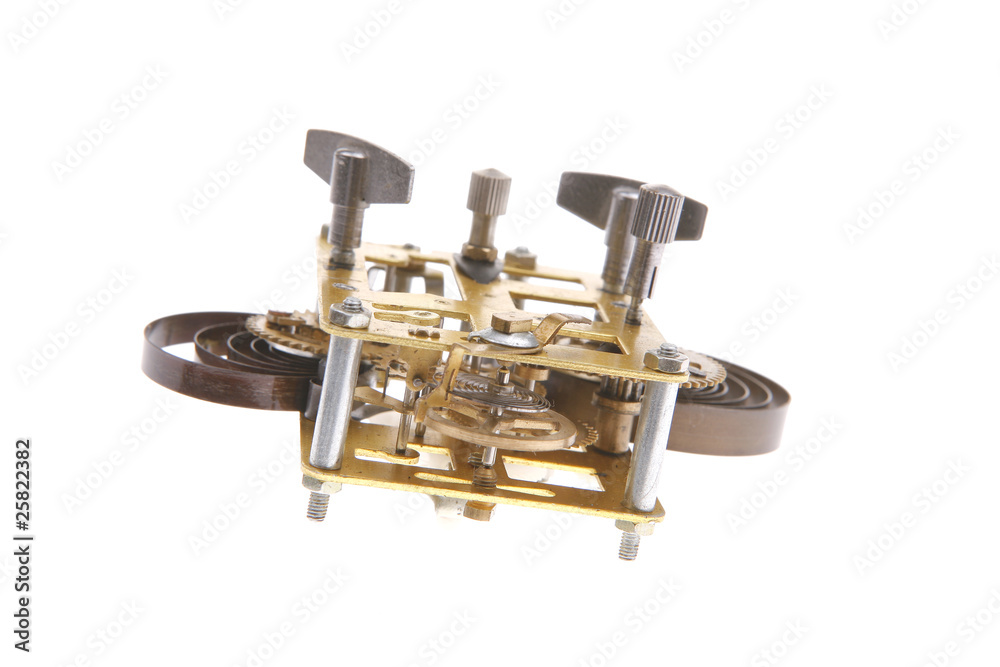 Fototapeta premium clock mechanism inside view