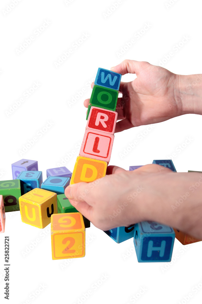 Obraz premium whole world in hands