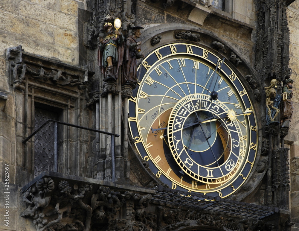 Obraz premium Prague astrological Clock