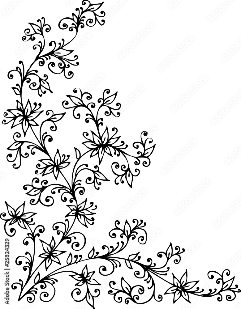 Baroque Pattern vignette XCI Baroque Pattern vignette XCI