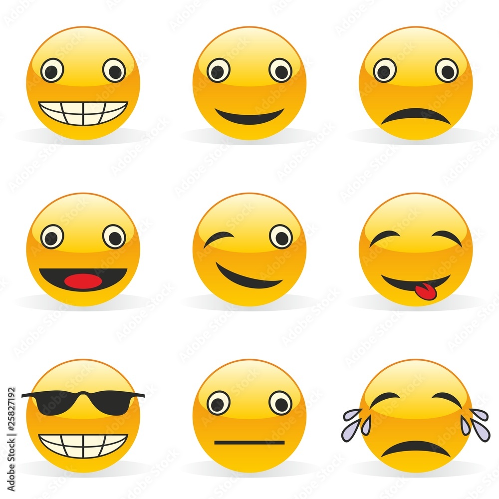 fully editable vector illustration emoticons fully editable vector illustration emoticons
