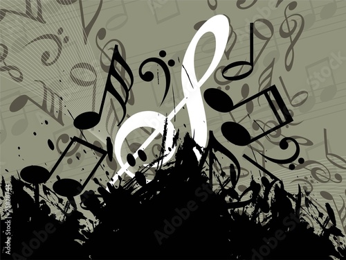 Abstract  musical background