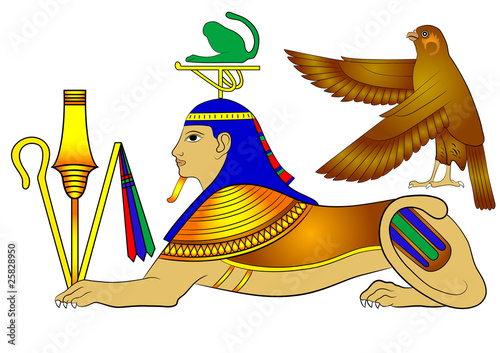 Sphinx - mythical creature of ancient Egypt