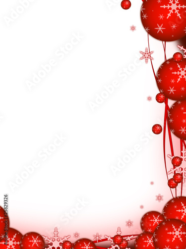 Weihnachten Postkarte rot