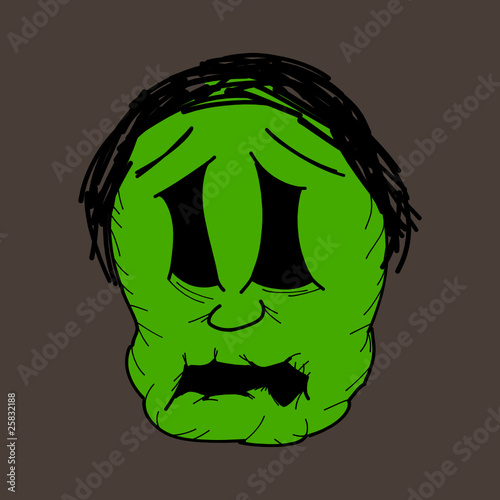 zombiegesicht traurig I