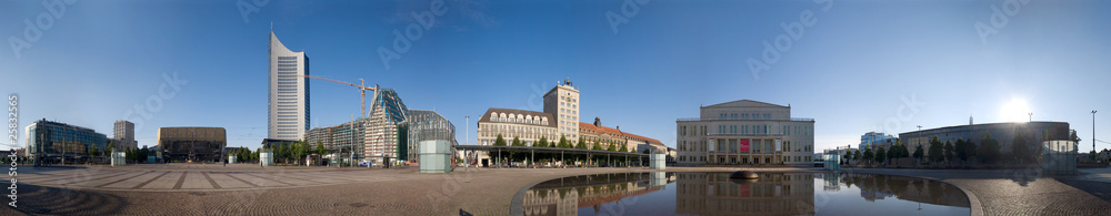360 Grad vom Leipziger Augustusplatz