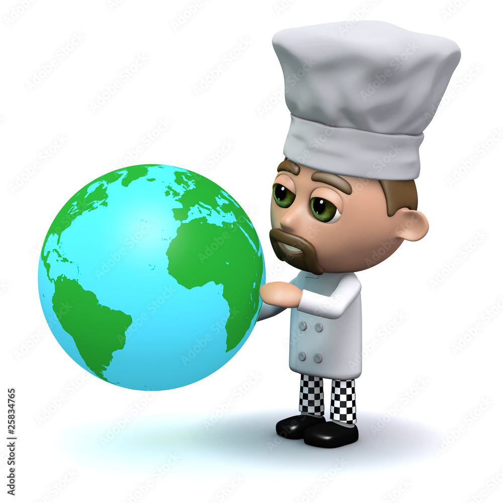 3d Chef cooks food from around the world 3d Chef cooks food from around the world
