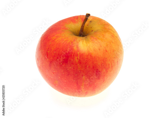Red-yellow apple