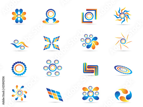 colorful abstract elements for design