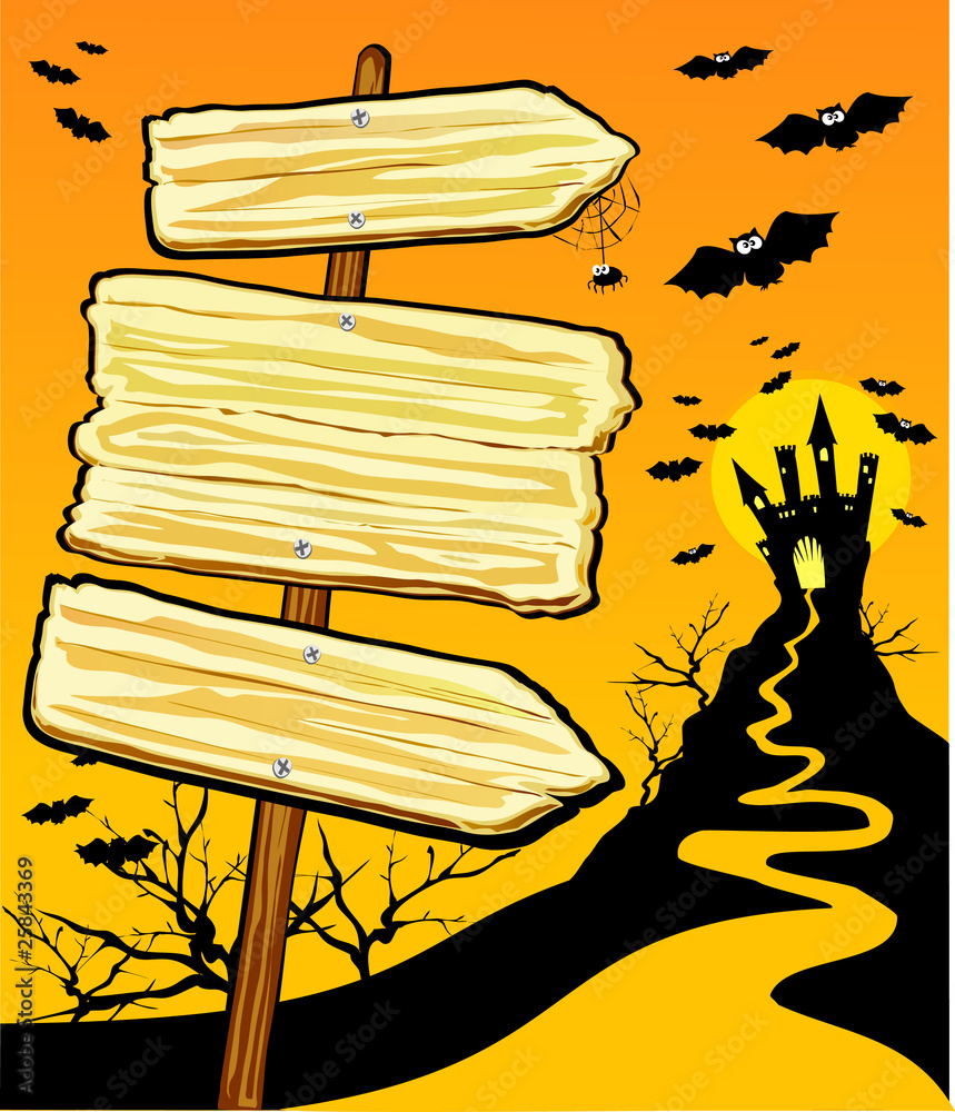 Obraz premium Halloween background