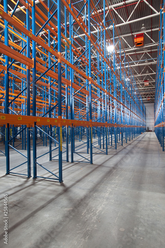 Interior of a modern warehouse
