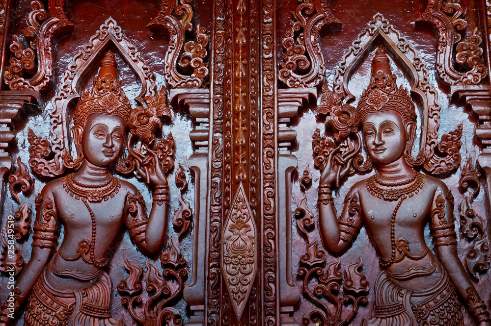 Thai style molding art .