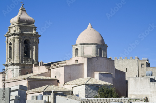 Rooftops in Erice, Sicily (medieval town on top of Mount Erice)