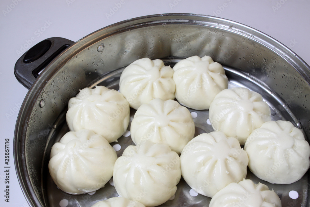 steamed stuffed bun steamed stuffed bun