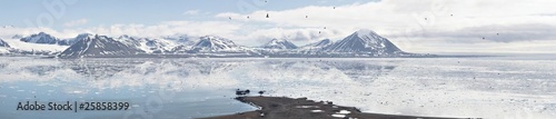 Arctic landscape panorama
