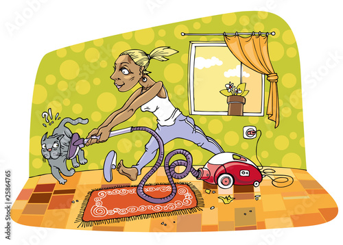 The room cleaning