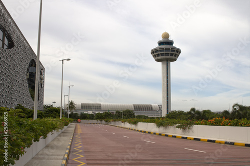 Canvas Print Airport Traffic Control Tower 2