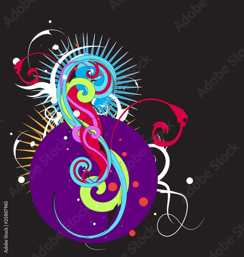 Abstract vector background with space for your text