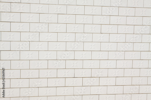 white ceramic tile wall
