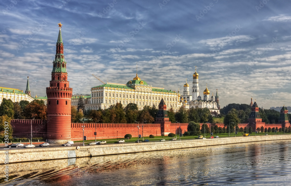 view of the Kremlin Embankment