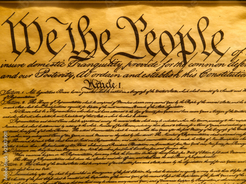USA Constitution Parchment