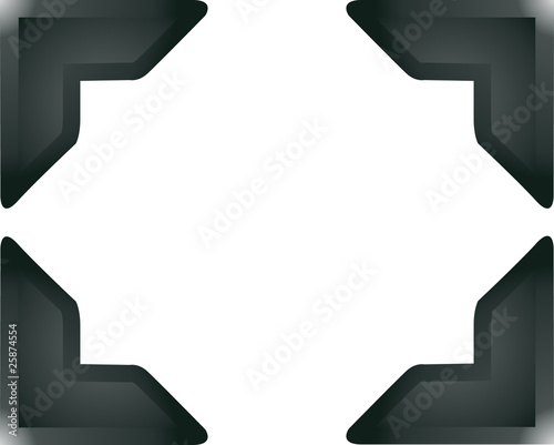 Black Photo Corners