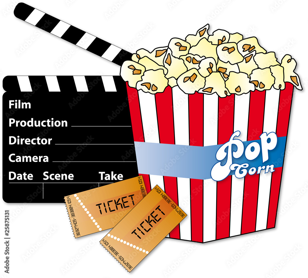 Naklejka premium Kino