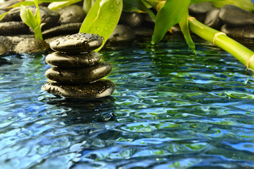 Wandcirkels Toilet Zen spa met kaarsen en orchidee  © Pavel Timofeev
