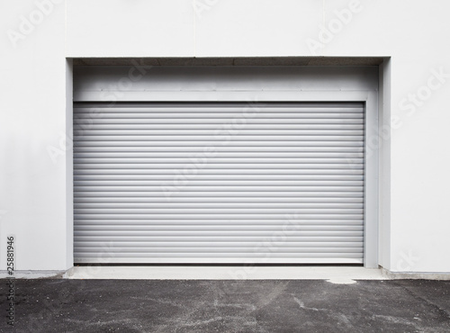 Canvastavla Garage door