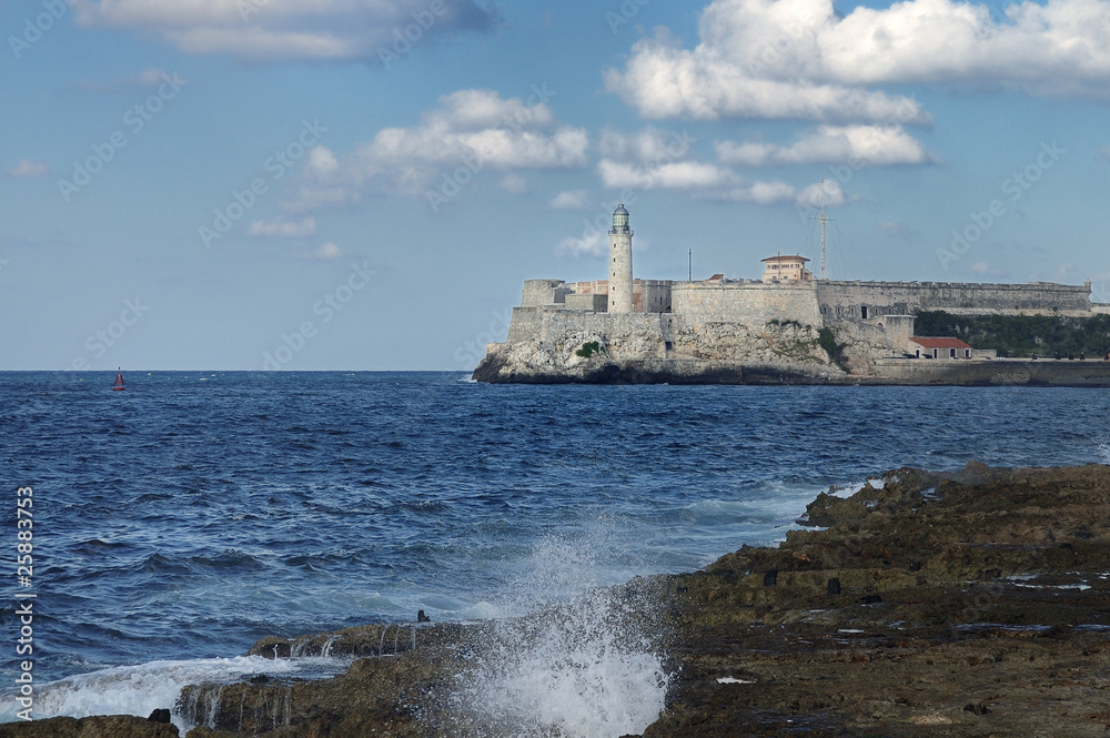 El Morro Fortress in Havana, Cuba