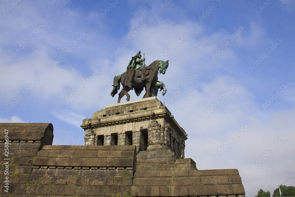 Obraz premium Koblenz Dreiländereck