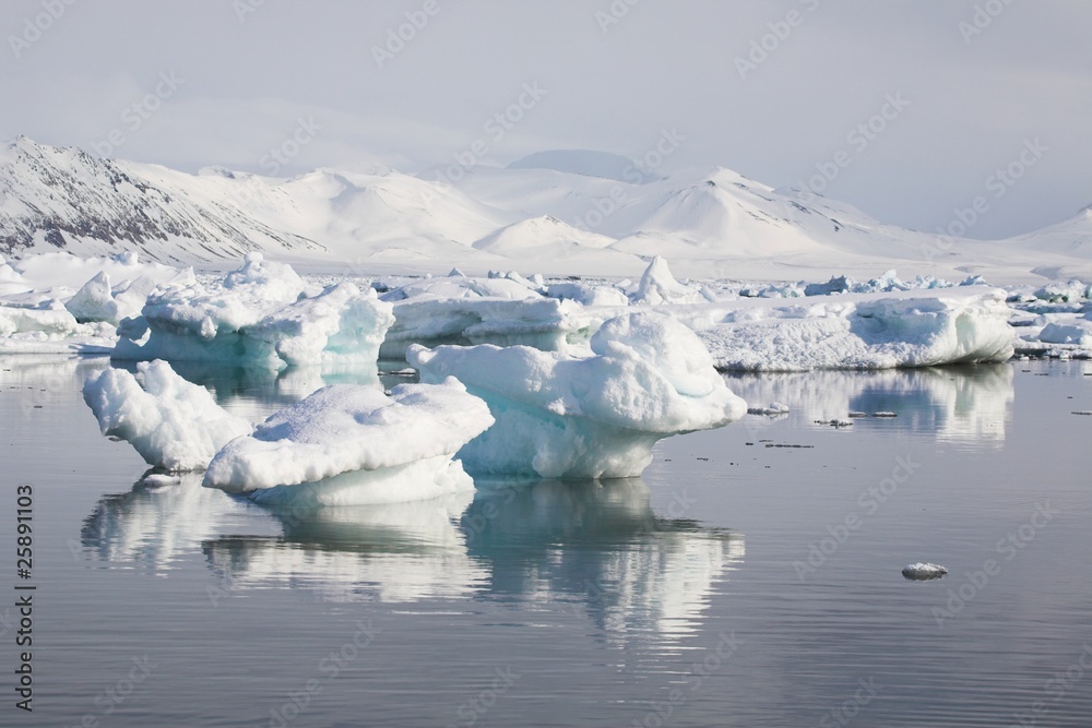 Arctic landscape (Svalbard) Arctic landscape (Svalbard)