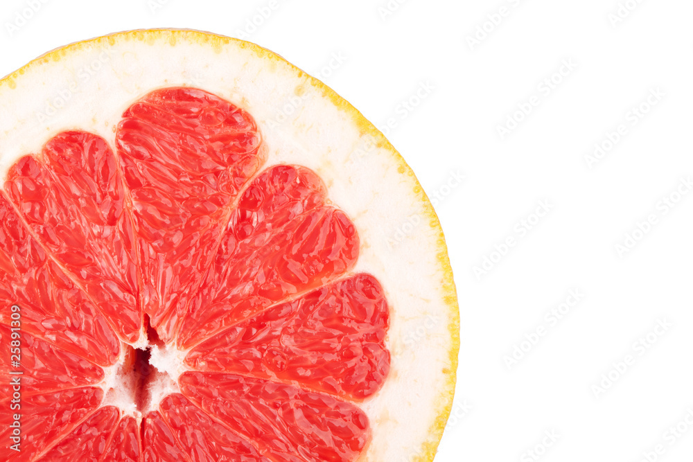 Macro food collection - Grapefruit slice
