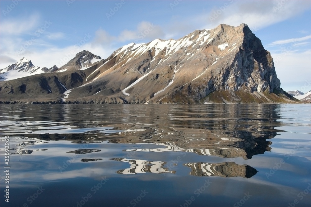 Arctic mountain landscape (Svalbard)