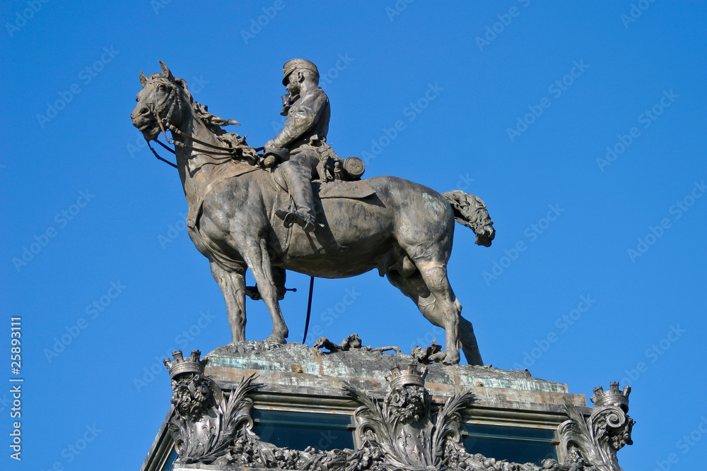 Obraz premium Monument, Alfons XII, Madrid