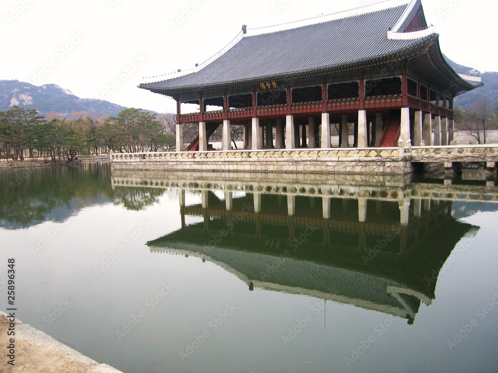 Naklejka premium Seoul - Korea - Gyeongbokgung Palace