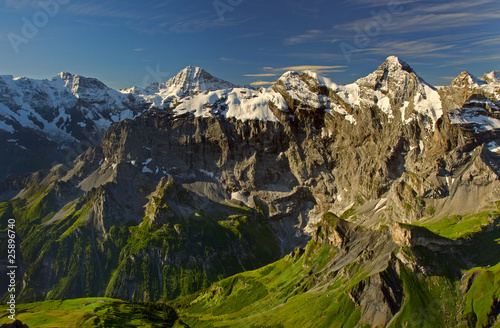 View from the Schilthorn mountain photo