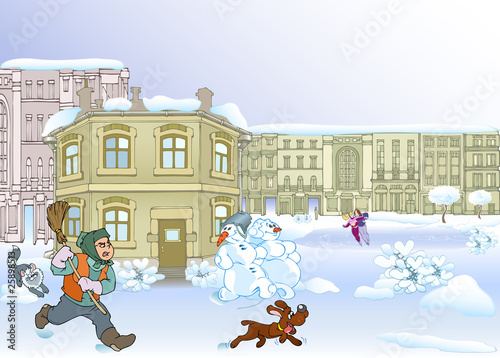 Winter city