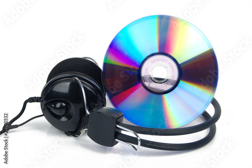 DVD with headphone