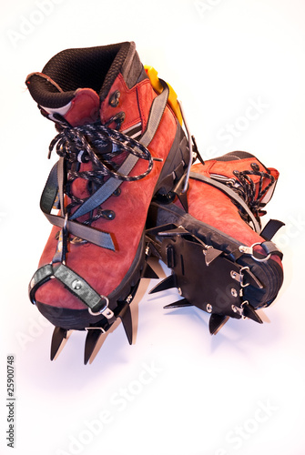 Boots and crampons